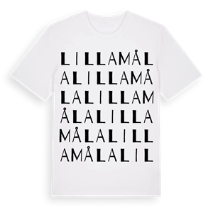 Lilla Måla ordlek t-shirt – ekologisk bomull t-shirt från Pinshirt