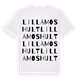 Lilla Moshult ordlek t-shirt