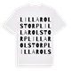 Lilla Rolstorp ordlek t-shirt