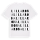 Lilla Rona ordlek t-shirt