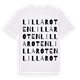 Lilla Roten ordlek t-shirt