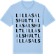 Blue Soul t-shirt med Lilla Salshult ordlek t-shirt