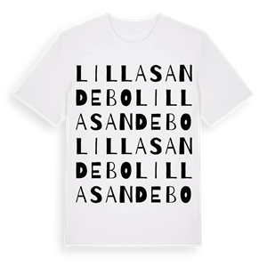 Lilla Sandebo ordlek t-shirt – ekologisk bomull t-shirt från Pinshirt