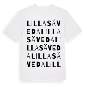 Lilla Säveda ordlek t-shirt – ekologisk bomull t-shirt från Pinshirt
