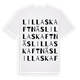 Lilla Skaftnäs ordlek t-shirt