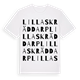 Lilla Skräddarp ordlek t-shirt