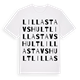 Lilla Stavshult ordlek t-shirt