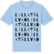 Blue Soul t-shirt med Lilla Tällvad ordlek t-shirt