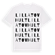White t-shirt med Lilla Tovhult ordlek t-shirt