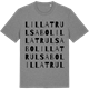 Mid Heather Gray t-shirt med Lilla Trulsabo ordlek t-shirt