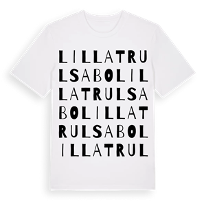 Lilla Trulsabo ordlek t-shirt – ekologisk bomull t-shirt från Pinshirt