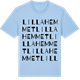 Blue Soul t-shirt med Lillahemmet ordlek t-shirt
