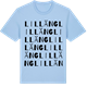 Blue Soul t-shirt med Lilläng ordlek t-shirt