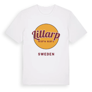 Lillarp cirkel t-shirt – ekologisk bomull t-shirt från Pinshirt