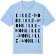 Blue Soul t-shirt med Lille-Mon ordlek t-shirt