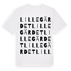 Lillegärdet ordlek t-shirt – ekologisk bomull t-shirt från Pinshirt