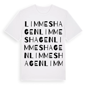 Limmeshagen ordlek t-shirt – ekologisk bomull t-shirt från Pinshirt