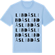 Blue Soul t-shirt med Lindås ordlek t-shirt