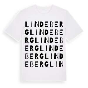 Lindeberg ordlek t-shirt – ekologisk bomull t-shirt från Pinshirt