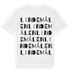 Lindemålen ordlek t-shirt