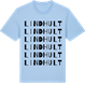 Blue Soul t-shirt med Lindhult ordlek t-shirt