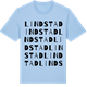 Blue Soul t-shirt med Lindstad ordlek t-shirt