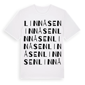 Linnåsen ordlek t-shirt – ekologisk bomull t-shirt från Pinshirt