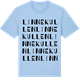 Blue Soul t-shirt med Linnekullen ordlek t-shirt