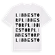Linnestorp ordlek t-shirt