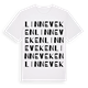 Linneveken ordlek t-shirt