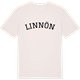 Vintage White t-shirt med Linnön böjd t-shirt