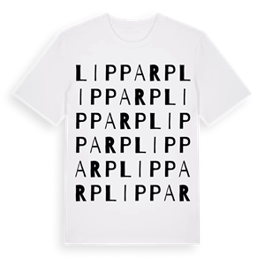 Lipparp ordlek t-shirt – ekologisk bomull t-shirt från Pinshirt