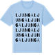 Blue Soul t-shirt med Ljunga ordlek t-shirt