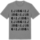 Mid Heather Gray t-shirt med Ljunga ordlek t-shirt