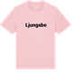 Pink Cotton t-shirt med Ljungabo fetstil t-shirt