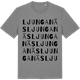Mid Heather Gray t-shirt med Ljunganäs ordlek t-shirt