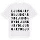 White t-shirt med Ljungaryd ordlek t-shirt