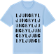 Blue Soul t-shirt med Ljungby ordlek t-shirt
