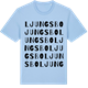 Blue Soul t-shirt med Ljungsbo ordlek t-shirt