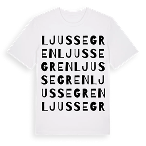 Ljussegren ordlek t-shirt – ekologisk bomull t-shirt från Pinshirt