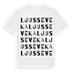 Ljusseveka ordlek t-shirt