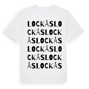 Lockås ordlek t-shirt – ekologisk bomull t-shirt från Pinshirt