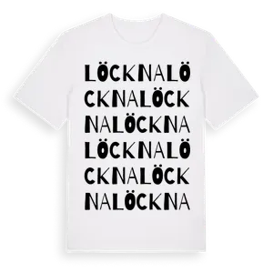 Löckna ordlek t-shirt – ekologisk bomull t-shirt från Pinshirt