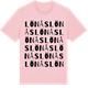 Pink Cotton t-shirt med Lönås ordlek t-shirt
