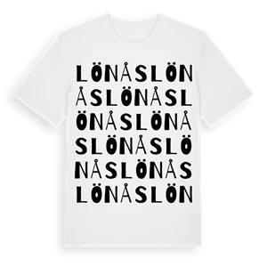 Lönås ordlek t-shirt – ekologisk bomull t-shirt från Pinshirt