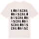 Vintage White t-shirt med Lönåsen ordlek t-shirt