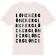 Vintage White t-shirt med Löneberg ordlek t-shirt