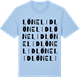 Blue Soul t-shirt med Lönelid ordlek t-shirt