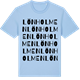 Blue Soul t-shirt med Lönholmen ordlek t-shirt