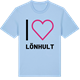 Blue Soul t-shirt med Jag älskar Lönhult t-shirt stort tryck